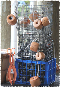 Crab Traps Stacked
